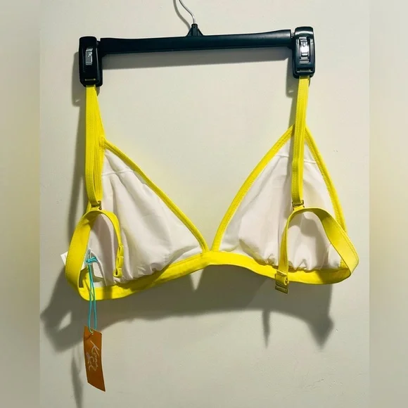 Kona Sol Women's Triangle Bikini Top Large Size - Picture 3 of 16